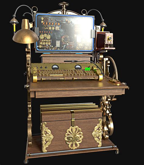 Artstation Steampunk Computer