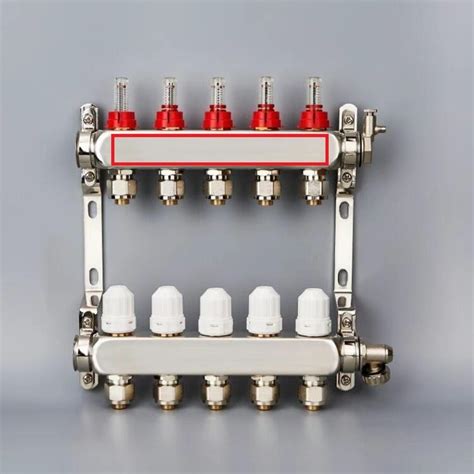 Loop Manifold Stainless Steel Pex Gpm Radiant Heating With