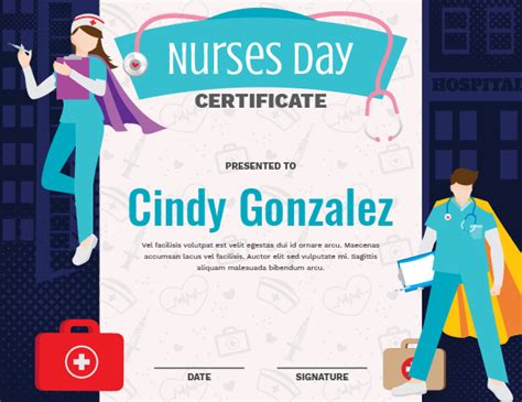 Certificate Of Appreciation For Nurses