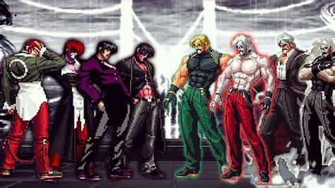 KOF Mugen Iori Yagami Team Vs Rugal Bernstein Team YouTube