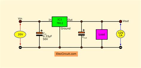 LM7812 Voltage Regulator IC Pinout, Datasheet, Circuit, And, 42% OFF