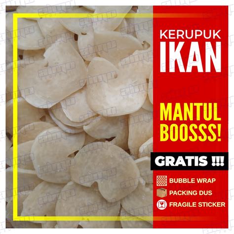 Jual KERUPUK IKAN Cap Bintang Mentah KRUPUK UDANG MENTE Super Istimewa