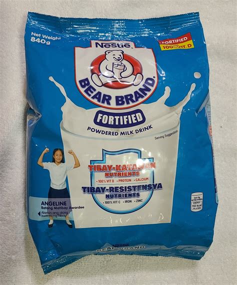 Bear Brand Fortified Powdered Milk Drink W Iron Zinc Vitamin C 840