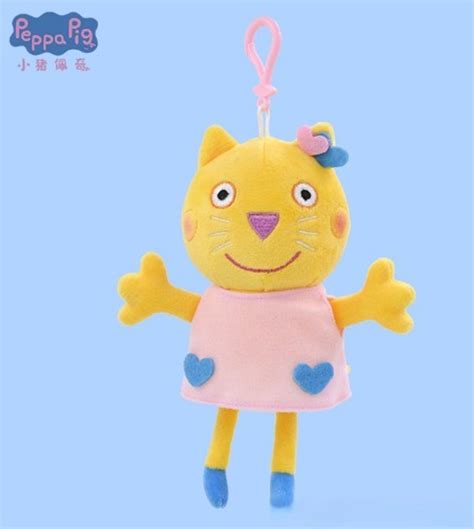 Плюшевая игрушка Подружка Свинки Пеппы Киска Кенди 19 см Peppa из семьи ...