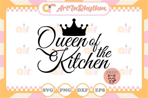 Queen Of The Kitchen Svg Queen Svg Crown Svg Crown Clipart Etsy In