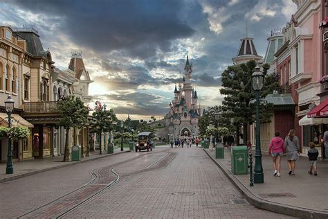 Main Street Usa Disneyland Paris Photograph By Roger Lighterness Main