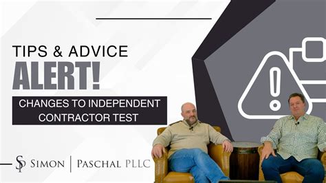 Client Alert Changes To Independent Contractor Test Every Business