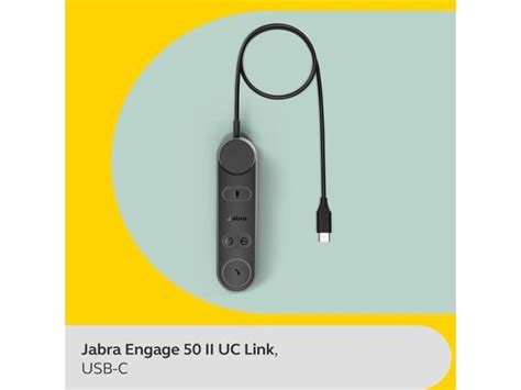 Jabra Engage Series Engage 50 II Link USB C MS 50 2159 Newegg