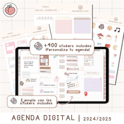 Agenda Digital Pro 20242025 Edición En Tonos Nude Hardpeach