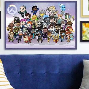 Overwatch Chibis Impression complète 11 x 17 Etsy France