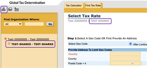 How To Look Up A Tax Rate In Global Tax Determination Help Center