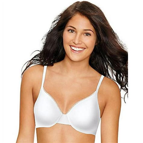 Hanes Ultimate Comfortblend® Women`s T Shirt Underwire Bra Pack Of 2 2 White