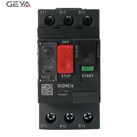 Geya Motor Protection Circuit Breaker Motor Gv2 Electric Motor Switch