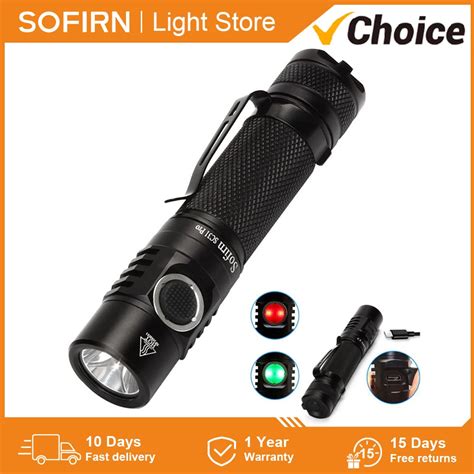 Sofirn Sc Pro Powerful Lm Flashlight K Sst V A