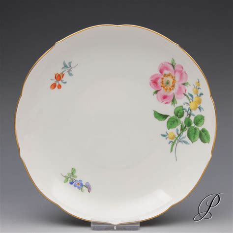 Gebäckschale Meissen im Dekor Blume2 Porzellan Porcelain