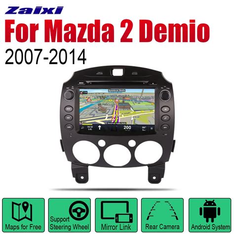 Android 2 Din Auto Radio DVD For Mazda 2 Demio 2007 2014 Car Multimedia