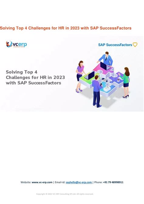 PPT Solving Top 4 Challenges For HR In 2023 With SAP SuccessFactors