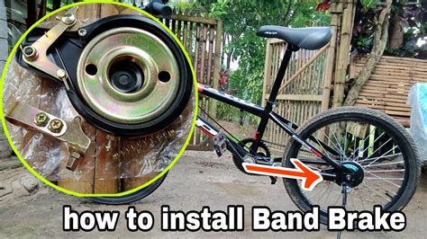 How To Install Band Break Paano Mag Kabit Ng Preno Bike Drum Brake