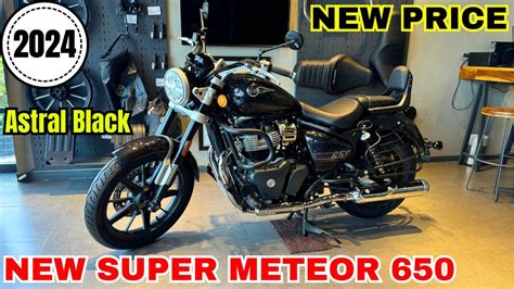 2024 Royal Enfield Super Meteor 650 😍astral Black Colour Detailed