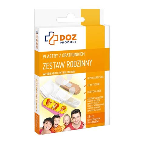 Doz Product Plastry Z Opatrunkiem Zestaw Rodzinny Szt