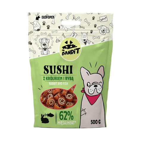 Mr Bandit Sushi z królikiem i rybą 500g MR BANDIT Sklep EMPIK