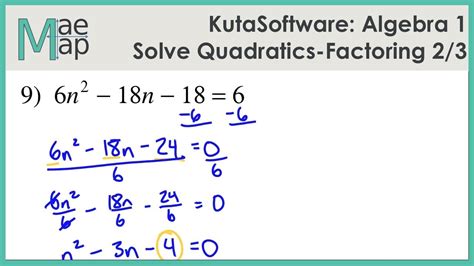 Kuta Factoring To Solve