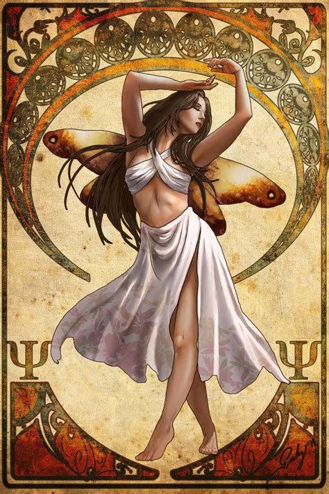 Psyche Goddess Of The Soul Nouveau By Gabriella Noar On DeviantArt