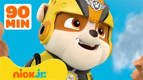 Rubble S Best Rescues From Paw Patrol Season Minute Compilation