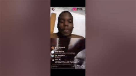 Sagittariusshawty N Word On Instagram Live Youtube