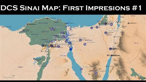 DCS World Sinai Map First Impressions Part 1 Mission Editor YouTube