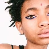 Willow Smith Makeup Nude Eyeshadow White Eyeshadow Pink Lipstick