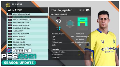 Pes Patch Bmpes E Faces Atualizadas Dos Jogadores Do Al Nassr