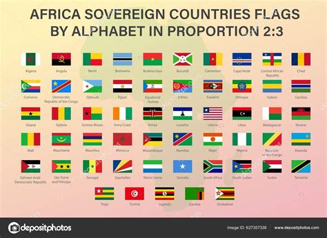 Flags Of Africa With Names