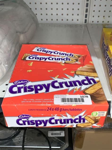 Cadbury Crispy Crunch Chocolate Bar 24 x 48g