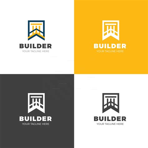 Builder Creative Logo Design Template – Graphic Mega | Graphic ...