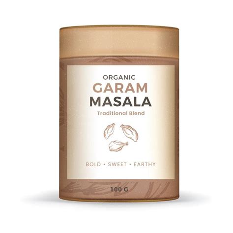 Spicebox Organics Organic Garam Masala Powder Traditional Tin 35oz