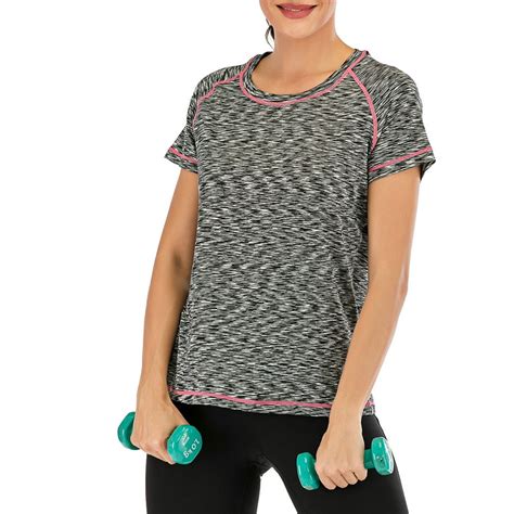 Sayfut Sayuft Outdoor Quick Dry T Shirt Womens Athletic Tops Gym