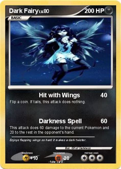 Pokémon Dark Fairy 2 2 - Hit with Wings - My Pokemon Card