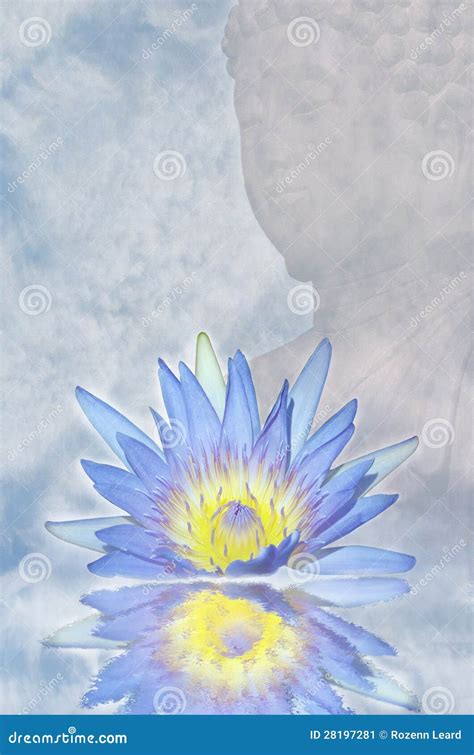 Lotus Flower And Buddha Stock Image - Image: 28197281