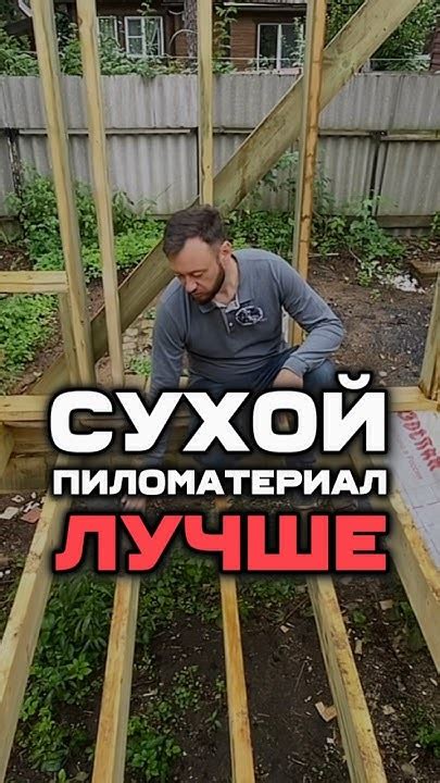 Сухой пиломатериал лучше ️ #строительнаякомпания #стройка # ...