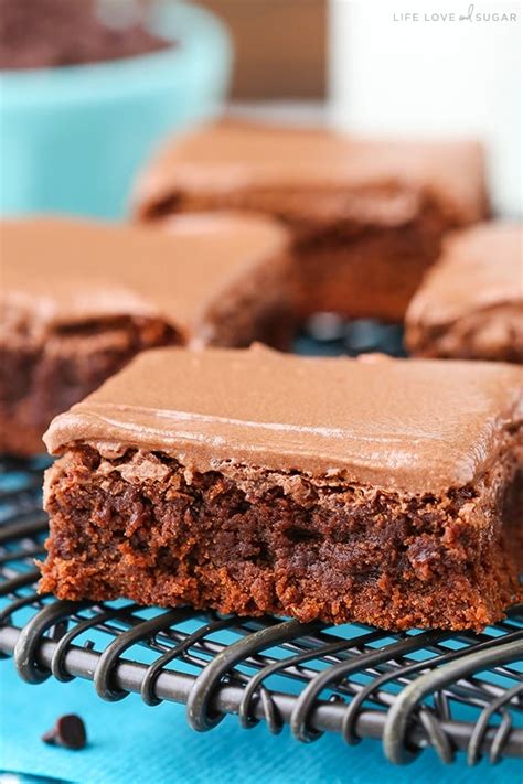 Homemade Fudgy Brownies Life Love And Sugar