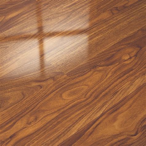 Elesgo Glamour Life 8mm Black Walnut High Gloss Laminate Flooring 774720 Leader Floors