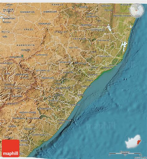 Satellite D Map Of Kwazulu Natal