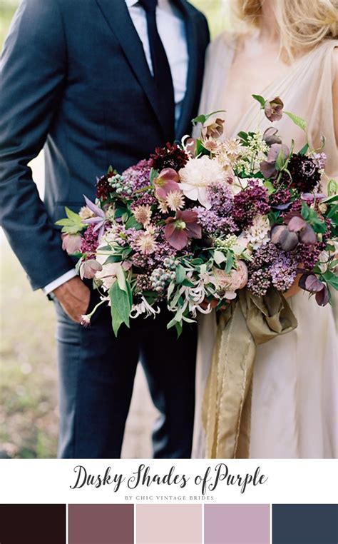 Purple Fall Wedding Colors - jenniemarieweddings