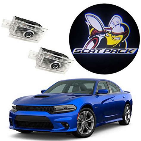 Getuscart Eastfly Never Fade Door Light Led Logo For Dodge Charger