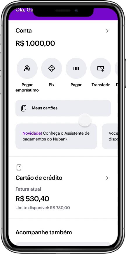 Assistente de Pagamentos Nubank cria plataforma que reúne funções para