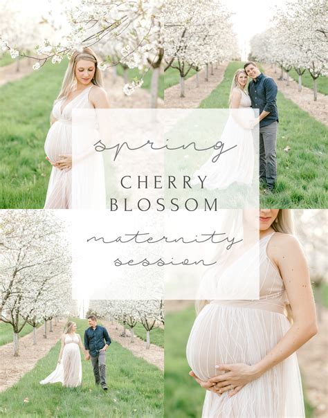 Spring Cherry Blossom Maternity Session Jaky Chuk Mattawan