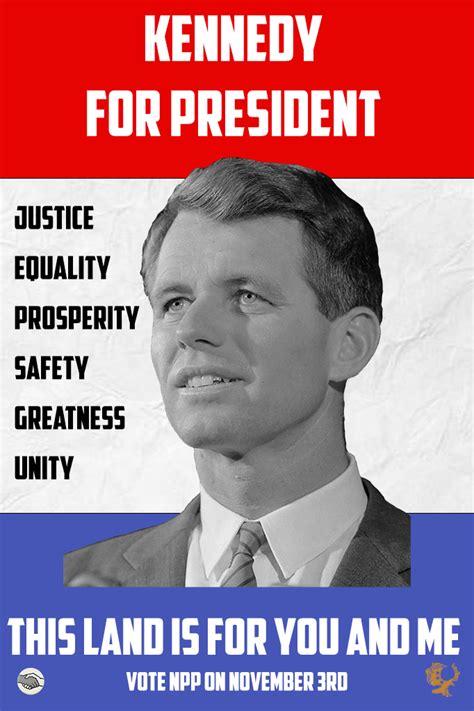 Rfk Campaign Poster For The 1964 Us Election Made With Photoshop R Tnomod