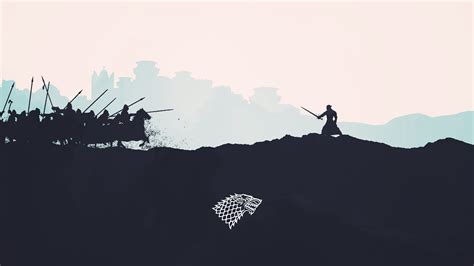 4k Game Of Thrones Artwork Jon Snow Battle Of The Bastards Minimal