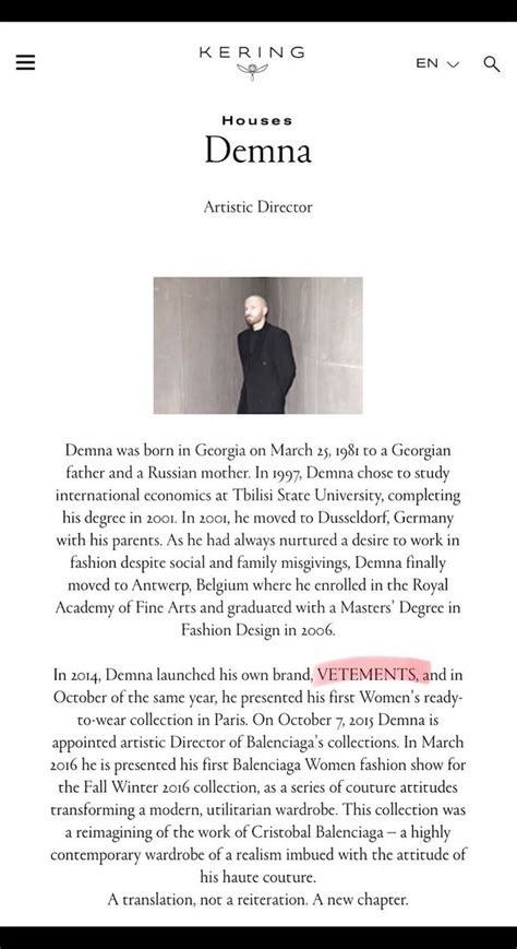 The Stream On Twitter Who Didnt Know What Demna Gvasalia Artistic